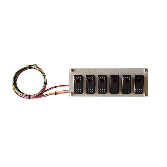 Rocker Switch Panel 6 Switches - American Autowire | Evolution Auto Retroworks