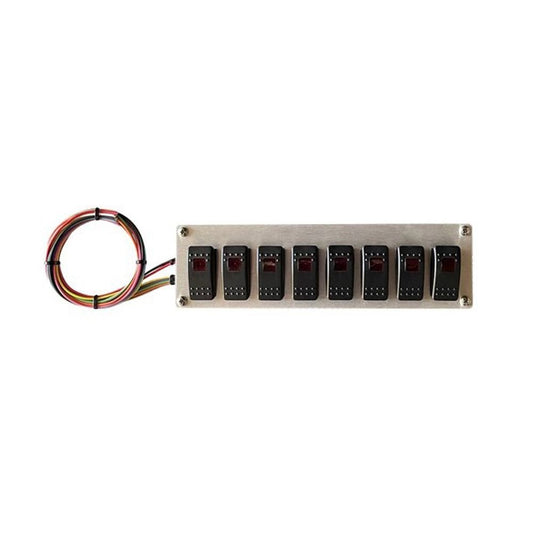 Rocker Switch Panel 8 Switches - American Autowire | Evolution Auto Retroworks