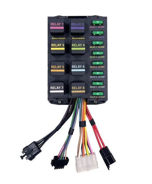 Banked Relay System 8 Relays - American Autowire | Evolution Auto Retroworks