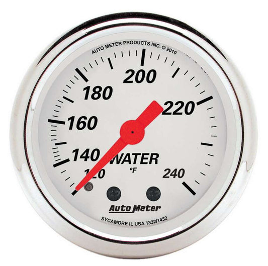 2 - 1/16 A/W Water Temp Gauge 120 - 240 Degrees - AutoMeter | Evolution Auto Retroworks