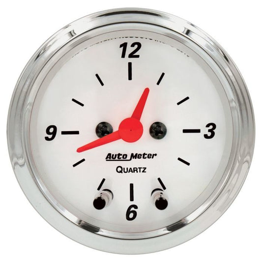 2 - 1/16in A/W Clock - AutoMeter | Evolution Auto Retroworks