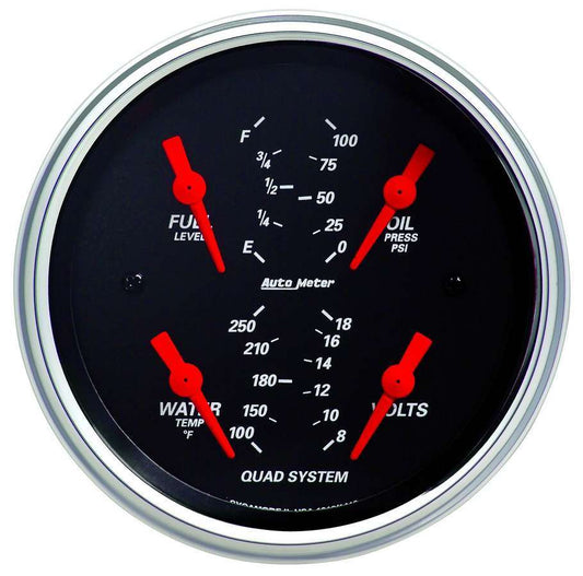 3 - 3/8in Quad Gauge - AutoMeter | Evolution Auto Retroworks