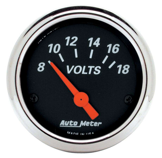2 - 1/16 D/B Voltmeter Gauge 8 - 18 - AutoMeter | Evolution Auto Retroworks