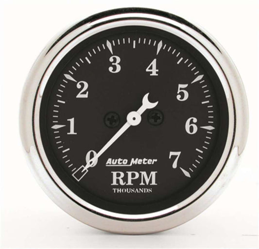 Gauge Tachometer 2 1/16i n 7k RPM In - Dash Black B - AutoMeter | Evolution Auto Retroworks