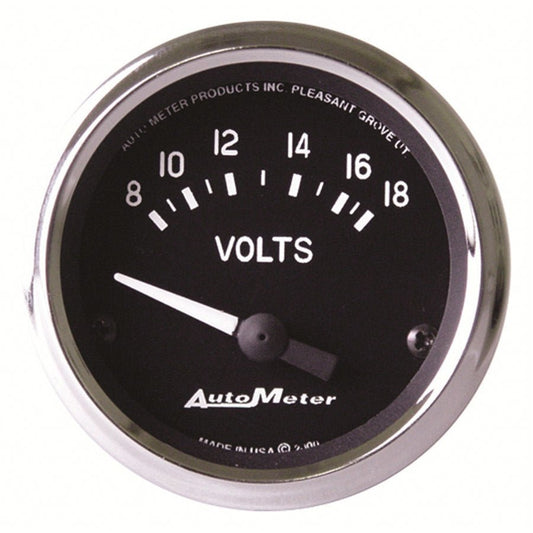 2 - 1/16in Cobra Series Voltmeter Gauge - AutoMeter | Evolution Auto Retroworks