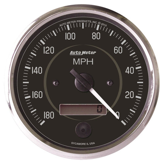 4in Dia Speedometer 180 MPH Elec Programable - AutoMeter | Evolution Auto Retroworks