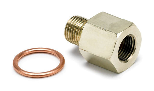 1/8in Npt to M10x1 Adapter - AutoMeter | Evolution Auto Retroworks