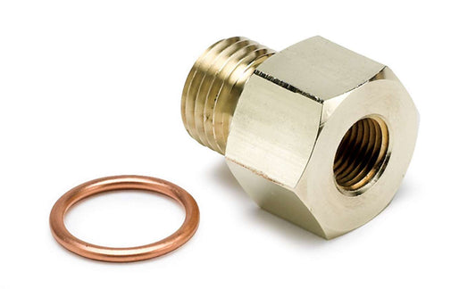 1/8in Npt to M14x1.5 Adapter - AutoMeter | Evolution Auto Retroworks