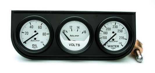 2 - 1/16in Oil/Volt/Water Console - AutoMeter | Evolution Auto Retroworks