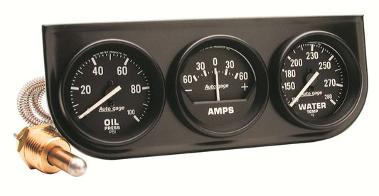 2in Blk Mech Gauge Pnl - AutoMeter | Evolution Auto Retroworks