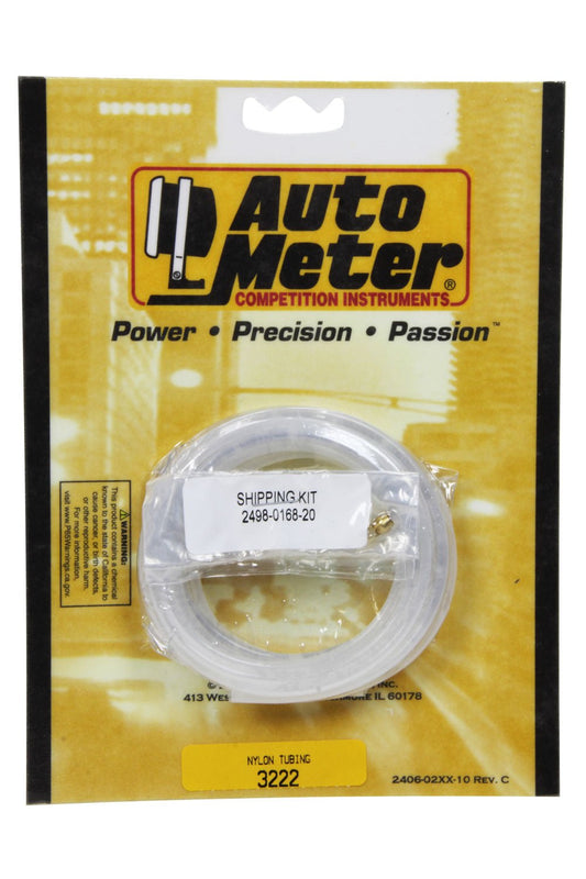 10' Nylon Tubing 1/8in - AutoMeter | Evolution Auto Retroworks