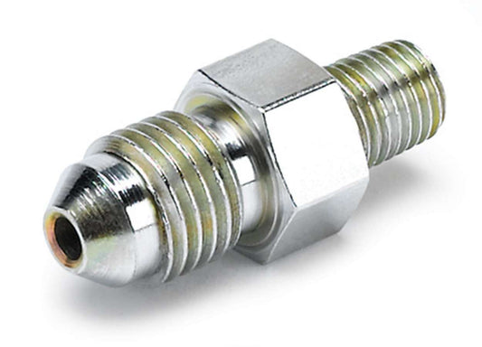 Fuel Rail Adapter - 1/16innpt to - 4an - AutoMeter | Evolution Auto Retroworks