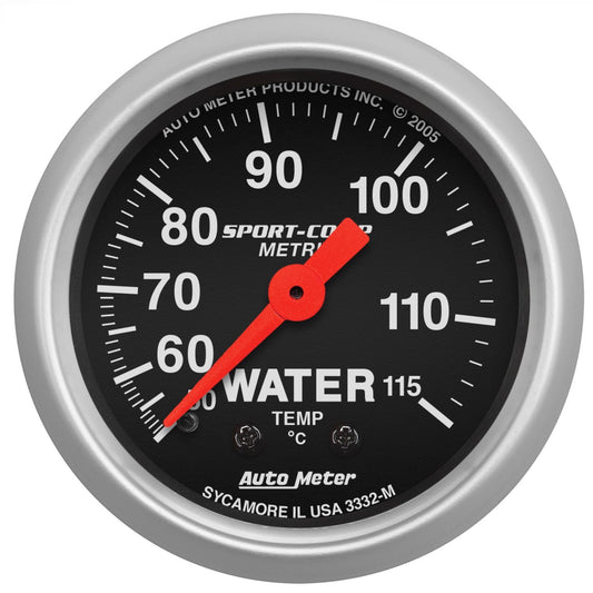 2 - 5/8 S/C Water Temp Gauge - Metric - AutoMeter | Evolution Auto Retroworks