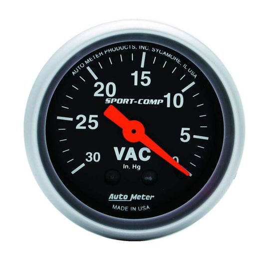 Mini - Sport Comp Vacuum 3 - AutoMeter | Evolution Auto Retroworks