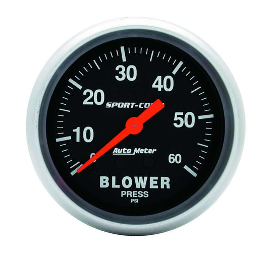 0 - 60 Psi Blower Pressure - AutoMeter | Evolution Auto Retroworks