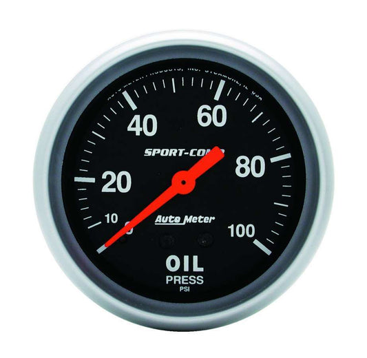 0 - 100 Oil Pressure Gauge - AutoMeter | Evolution Auto Retroworks