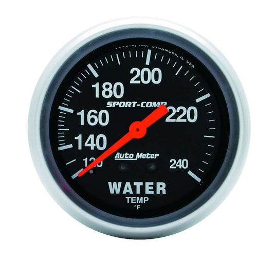 120 - 240 Water Temp Gauge - AutoMeter | Evolution Auto Retroworks