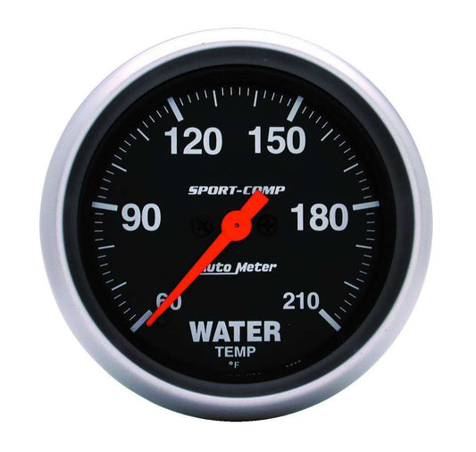 Sport Comp 2 - 5/8in Water Temp 60 - 210 Mech. - AutoMeter | Evolution Auto Retroworks