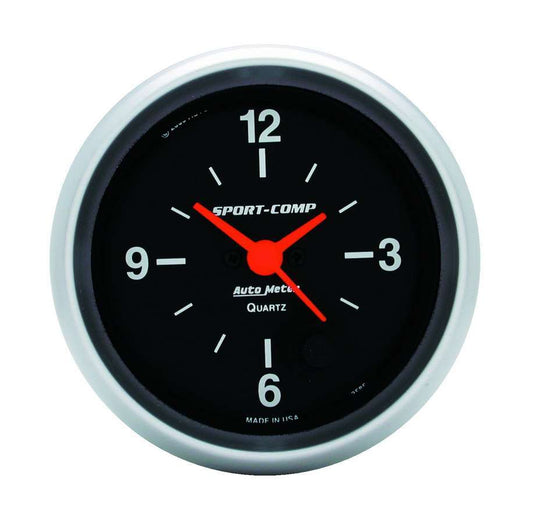 2 - 5/8in S/C 12 - Volt Clock - AutoMeter | Evolution Auto Retroworks