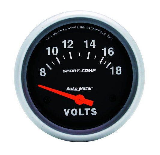 8 - 18 Voltmeter Gauge - AutoMeter | Evolution Auto Retroworks