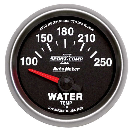 2 - 1/16in S/C II Water Temp. Gauge 100 - 250 - AutoMeter | Evolution Auto Retroworks