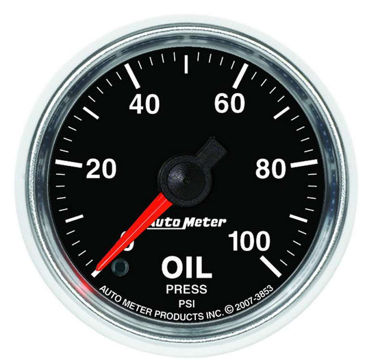 2 - 1/16 GS Oil Pressure Gauge - 0 - 100psi - AutoMeter | Evolution Auto Retroworks