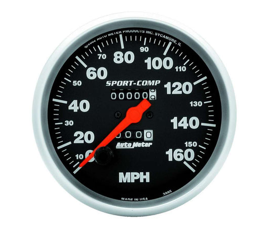 5in Sport Comp 160mph Speedometer - AutoMeter | Evolution Auto Retroworks