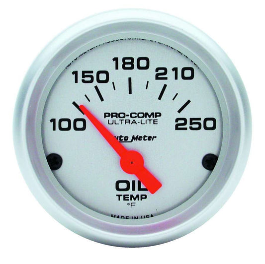 2 - 1/16in Ultra Light Oil Temp. Gauge - AutoMeter | Evolution Auto Retroworks
