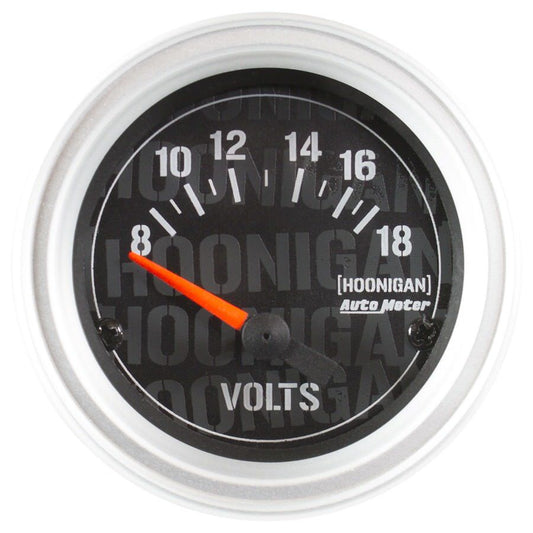 2 - 1/16in Voltmeter Gauge Hoonigan Series - AutoMeter | Evolution Auto Retroworks