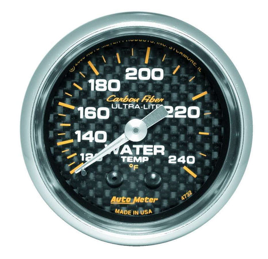 2 - 1/16in C/F Water Temp. Gauge 120 - 240 - AutoMeter | Evolution Auto Retroworks