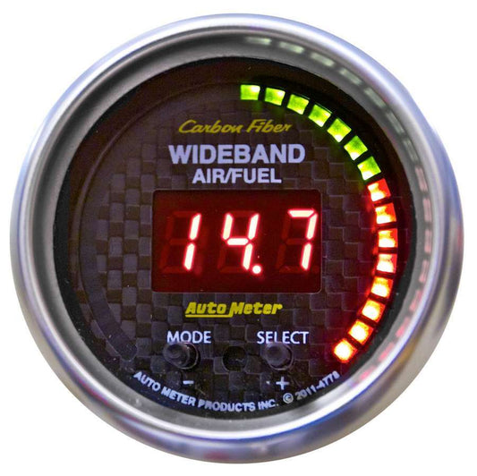 2 - 1/16 C/F Air/Fuel Ratio Gauge Wideband - AutoMeter | Evolution Auto Retroworks