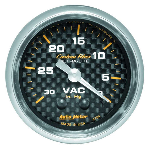 C/F 2 - 1/16in Vacuum Gauge - AutoMeter | Evolution Auto Retroworks