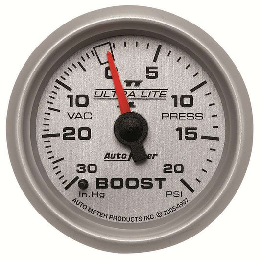 2 - 1/16in U/L II Boost / Vac Gauge 30/20 - AutoMeter | Evolution Auto Retroworks