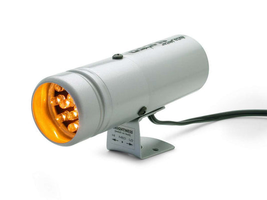 Super - Lite Shift Light Silver - 12 LED's - AutoMeter | Evolution Auto Retroworks