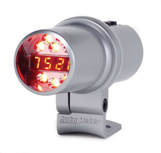 2 - 1/16in D/P/S Shift Light - 5 Stage - Silver - AutoMeter | Evolution Auto Retroworks