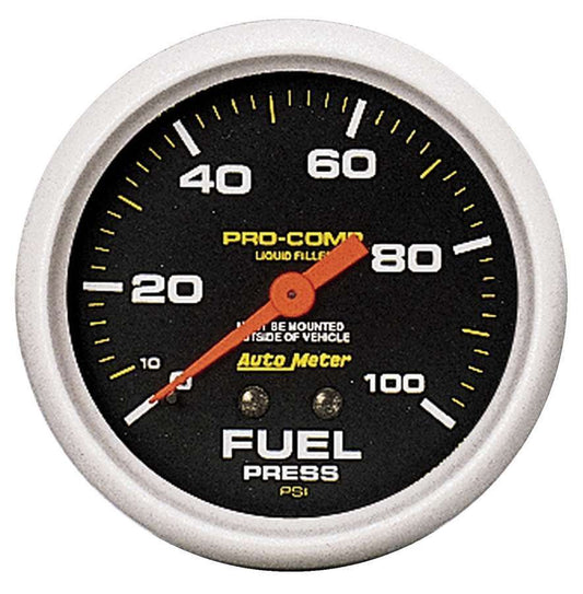 0 - 100 Fuel Pressure Gaug - AutoMeter | Evolution Auto Retroworks