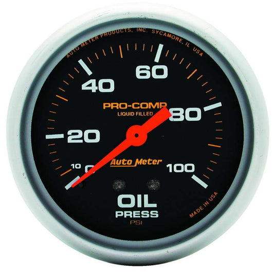 0 - 100 Oil Pressure Gauge - AutoMeter | Evolution Auto Retroworks