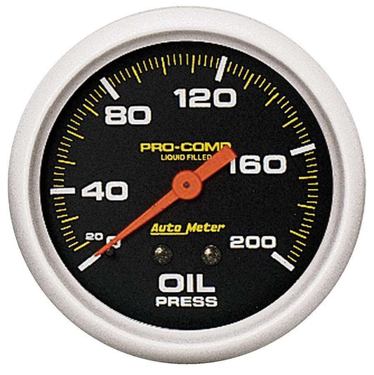 0 - 200 Oil Pressure Gauge - AutoMeter | Evolution Auto Retroworks