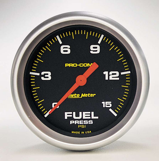 Pro Comp 2 5/8in Fuel 0 - 15 PSI Elec. - AutoMeter | Evolution Auto Retroworks