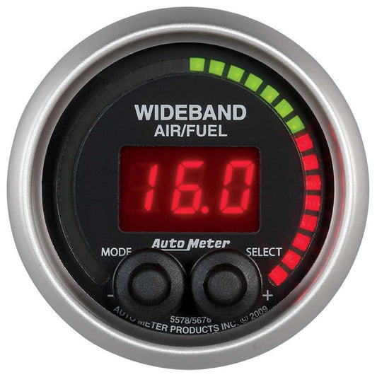 2 - 1/16 E/S Wideband Air/ Fuel Ratio Gauge - AutoMeter | Evolution Auto Retroworks