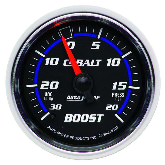 2 - 1/16in C/S Boost/Vac Gauge 30in HG/20psi - AutoMeter | Evolution Auto Retroworks