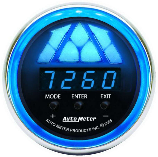 2 - 1/16in C/S Shift Light - 1 Stage - Blue Light - AutoMeter | Evolution Auto Retroworks