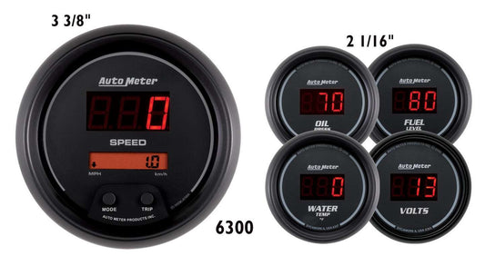 Digital 5 - Gauge Kit - Sport Comp - AutoMeter | Evolution Auto Retroworks