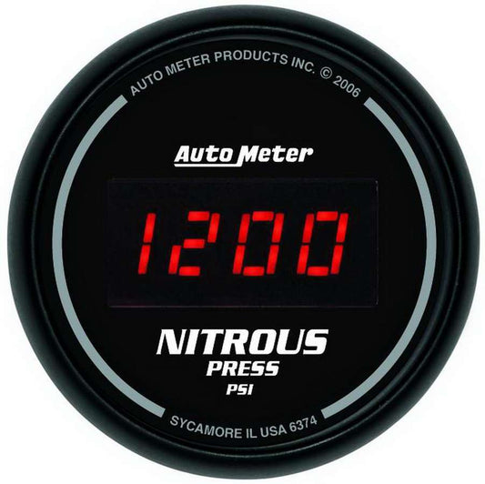 2 - 1/16in DG/B Nitrous Pressure Gauge - AutoMeter | Evolution Auto Retroworks