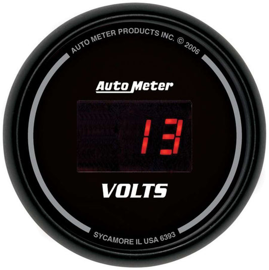 2 - 1/16in DG/B Voltmeter Gauge - AutoMeter | Evolution Auto Retroworks