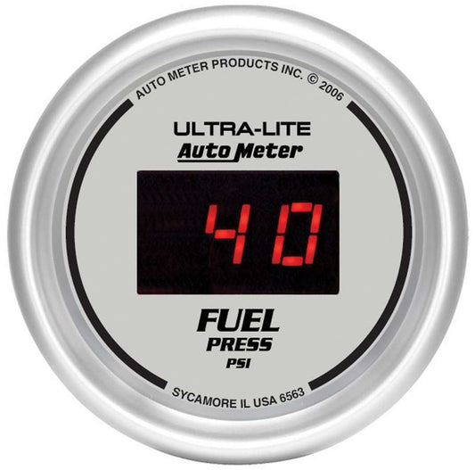 2 - 1/16in DG/S Fuel Pressure Gauge - AutoMeter | Evolution Auto Retroworks
