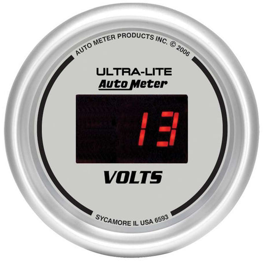 2 - 1/16in DG/S Voltmeter Gauge - AutoMeter | Evolution Auto Retroworks