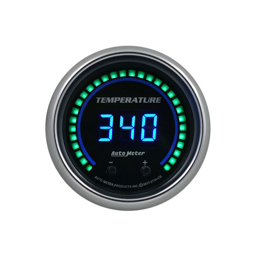 2 - 1/16 Fluid Temp Gauge Elite Digital CB Series - AutoMeter | Evolution Auto Retroworks