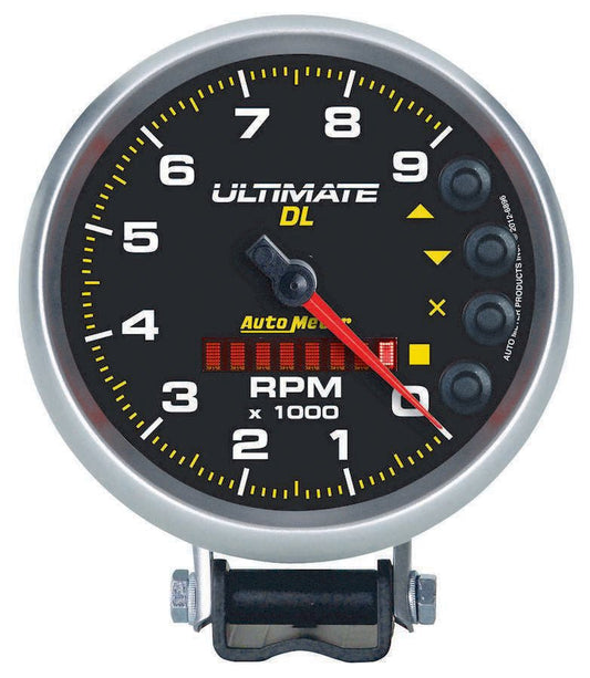 5in Ultimate DL Tach 9000 RPM Black - AutoMeter | Evolution Auto Retroworks