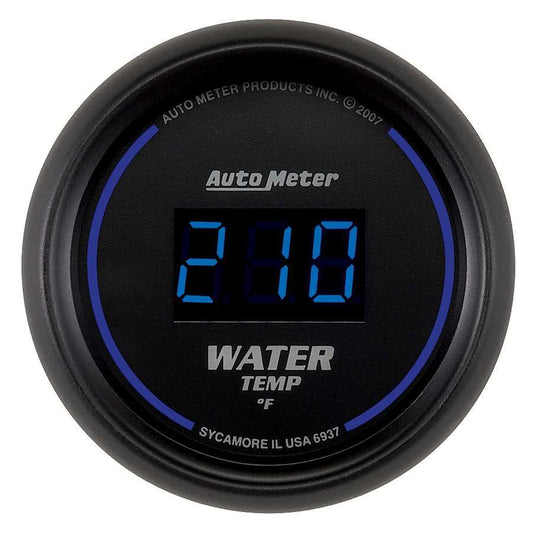 2 - 1/16 Water Temp Gauge 0 - 340F Digital - AutoMeter | Evolution Auto Retroworks